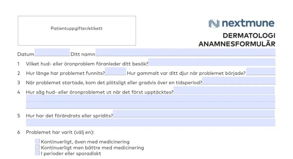 Anamnesformulär-bild