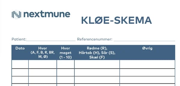Kløe-skema