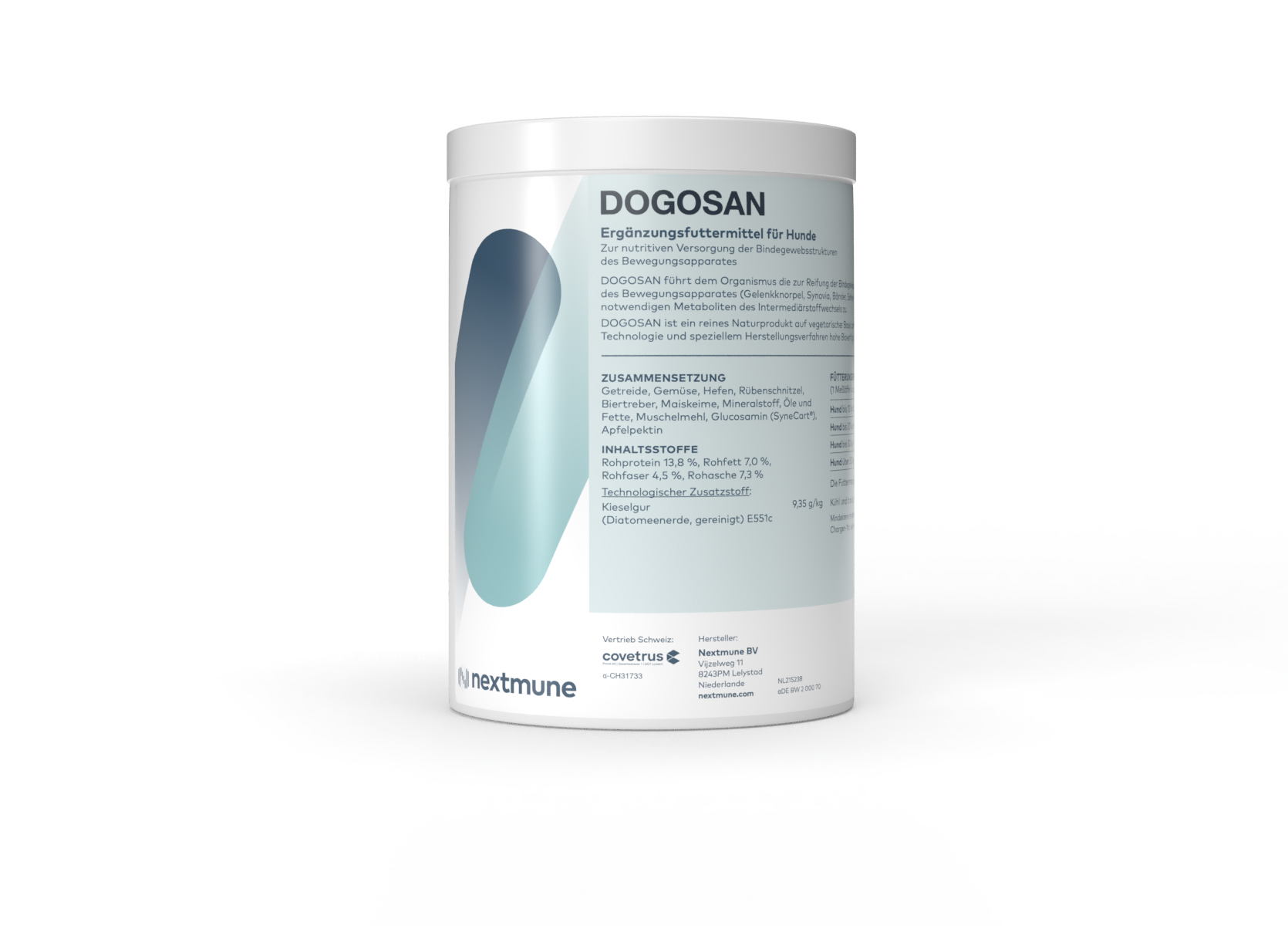 Dogosan 1250g Ergänzungsfuttermittel für Hunde zur nutritiven Versorgung der Bindegewebsstrukturen des Bewegungsapparates.